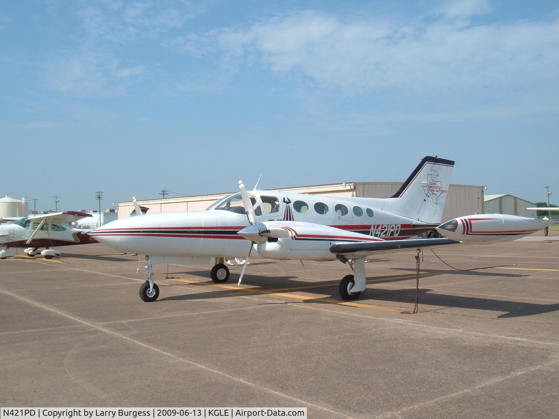 N421PD, 1975 Cessna 421B Golden Eagle C/N 421B0960, At Annual Fly-In of the Antique Airplane Association