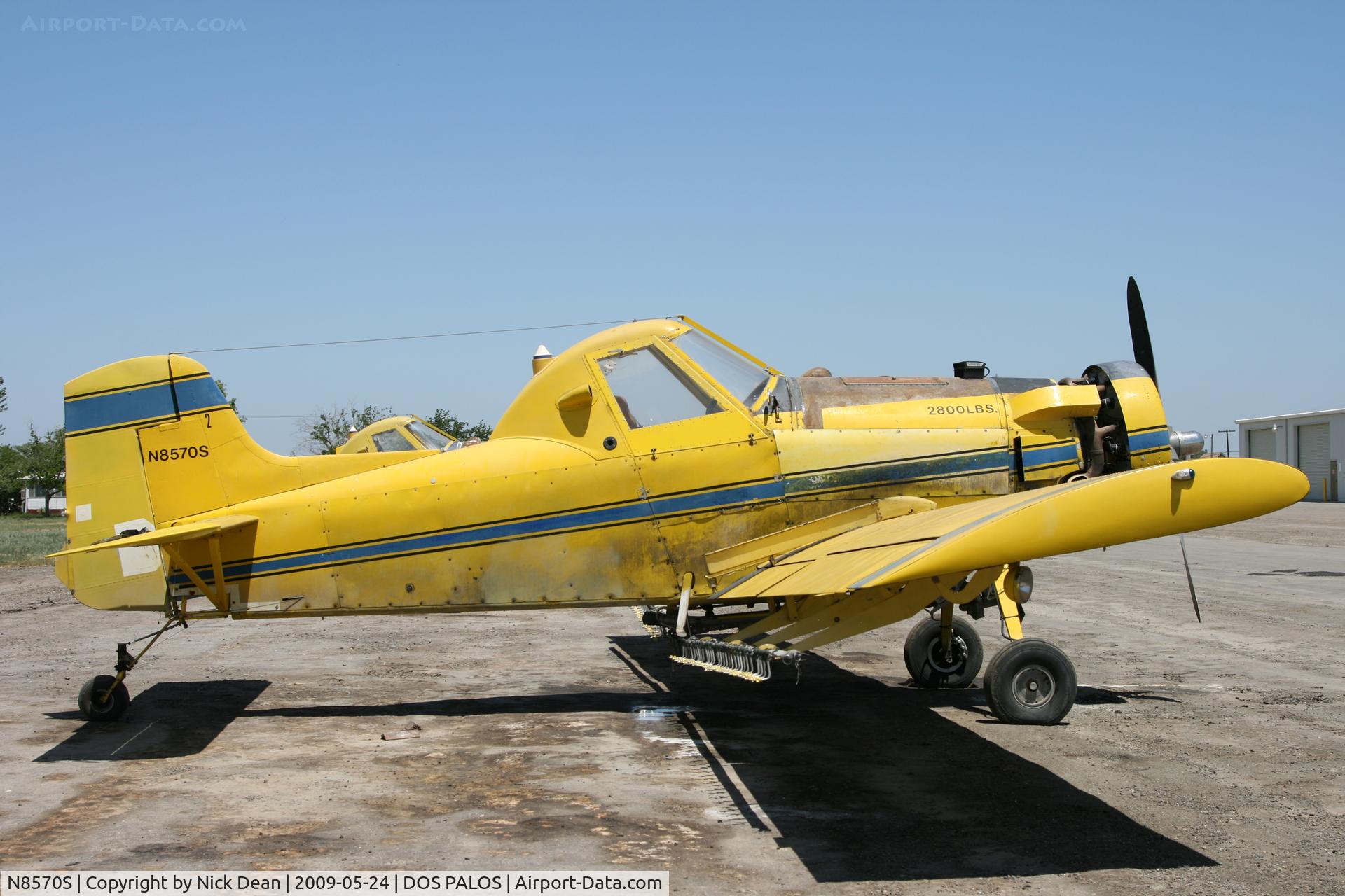 N8570S, 1978 Air Tractor Inc AT-301 C/N 301-0150, Dos Palos California