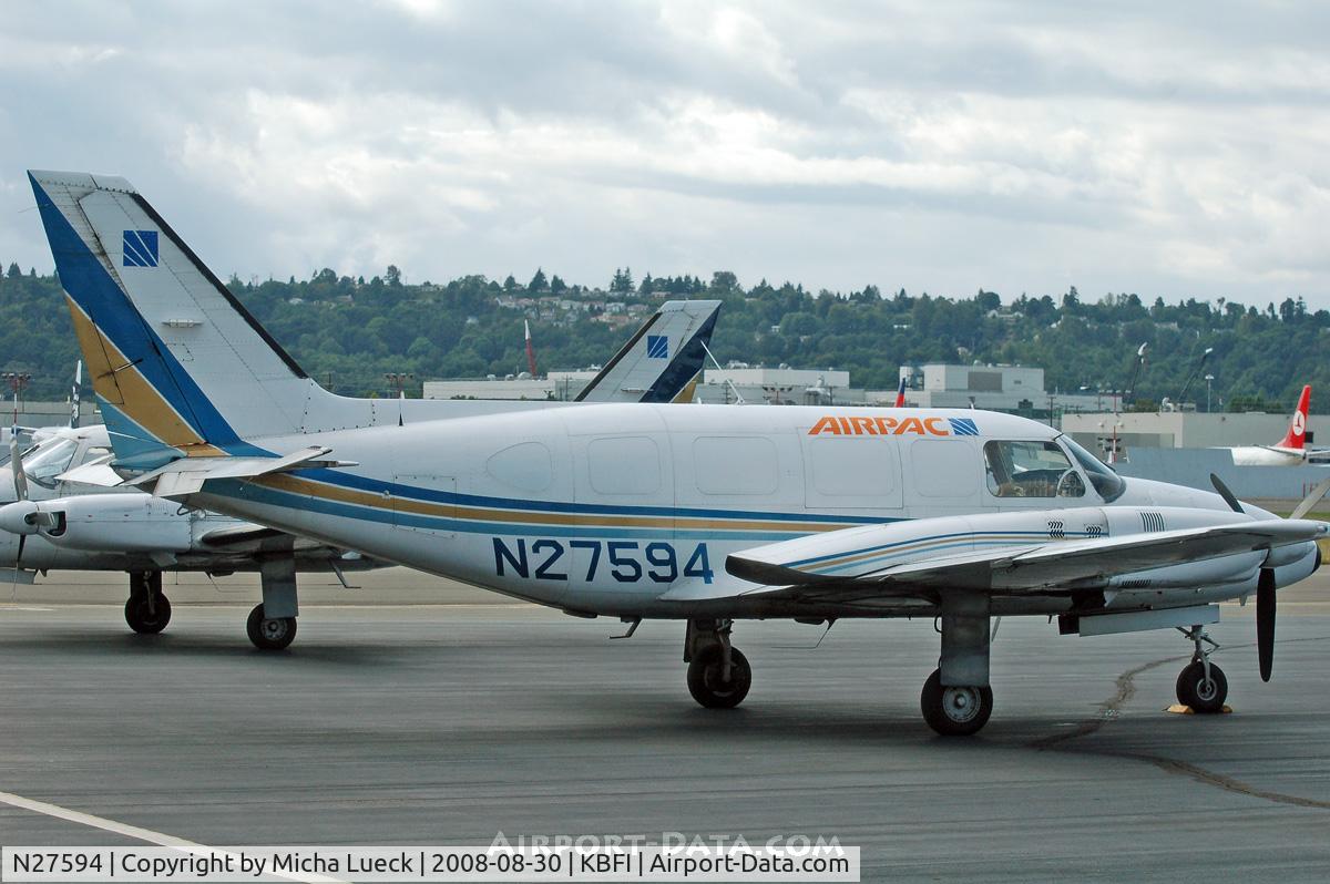 N27594, 1978 Piper PA-31-350 Chieftain C/N 31-7852070, At Boeing Field