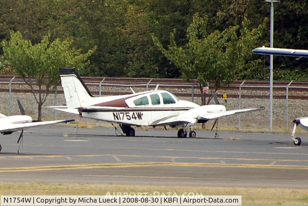 N1754W, 1972 Beech 95-B55 (T42A) Baron C/N TC-1496, At Boeing Field