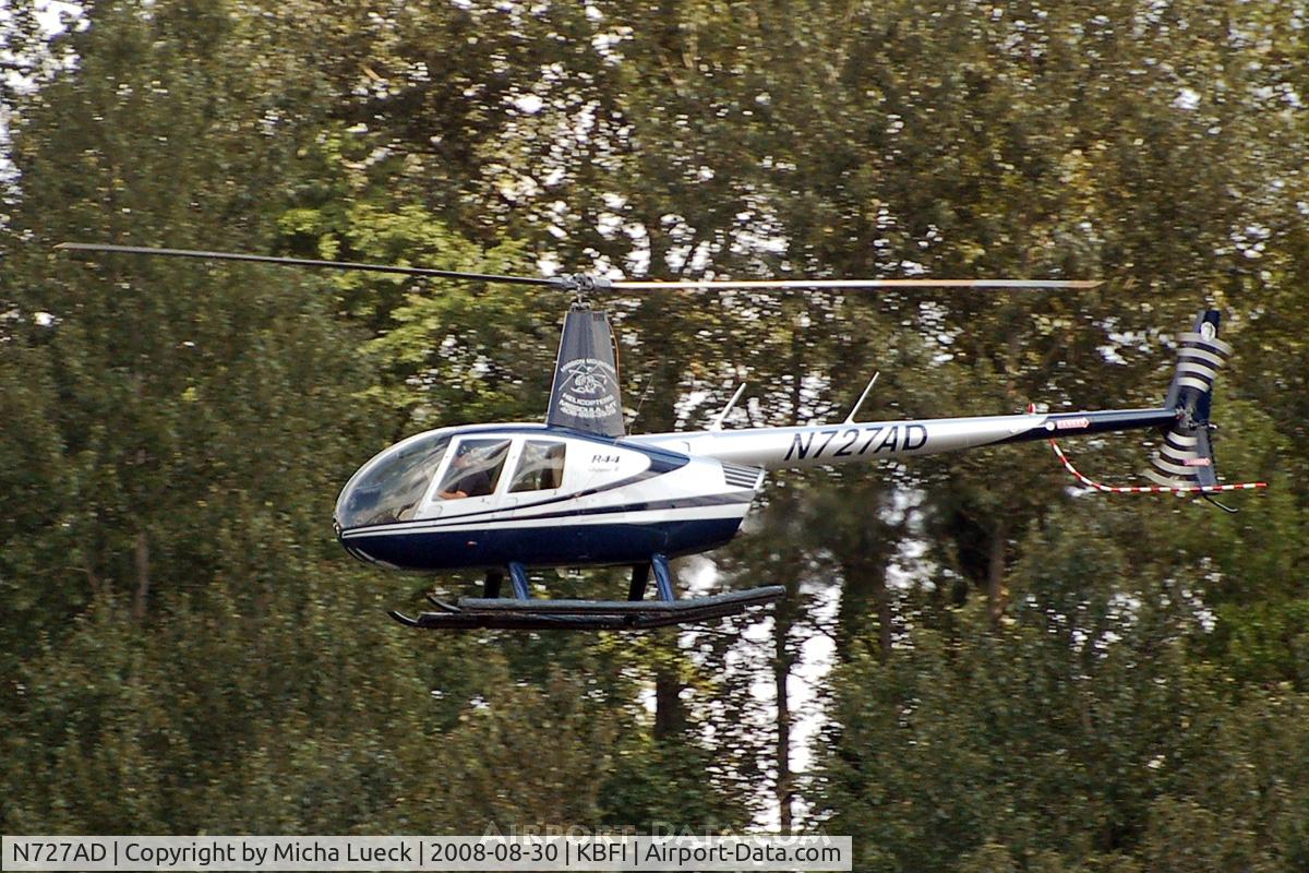 N727AD, 2006 Robinson R44 II C/N 11282, At Boeing Field