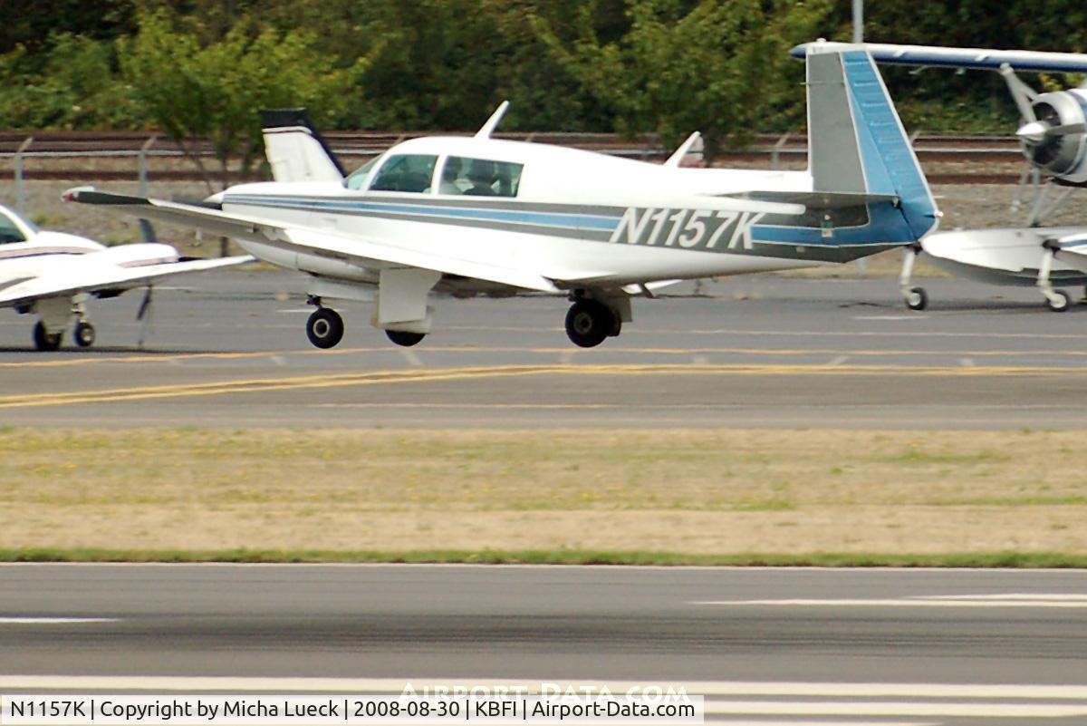 N1157K, 1981 Mooney M20K C/N 25-0644, At Boeing Field