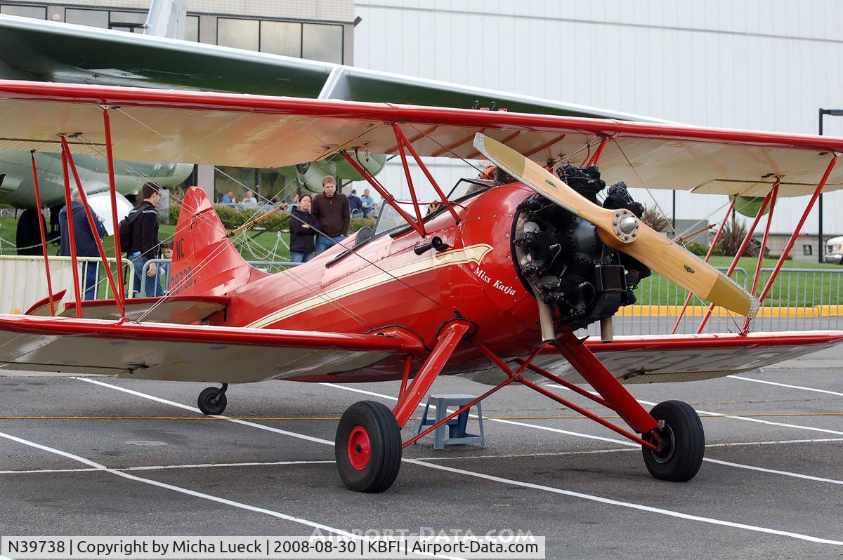 N39738, 1942 Waco UPF-7 C/N 5871, At Boeing Field