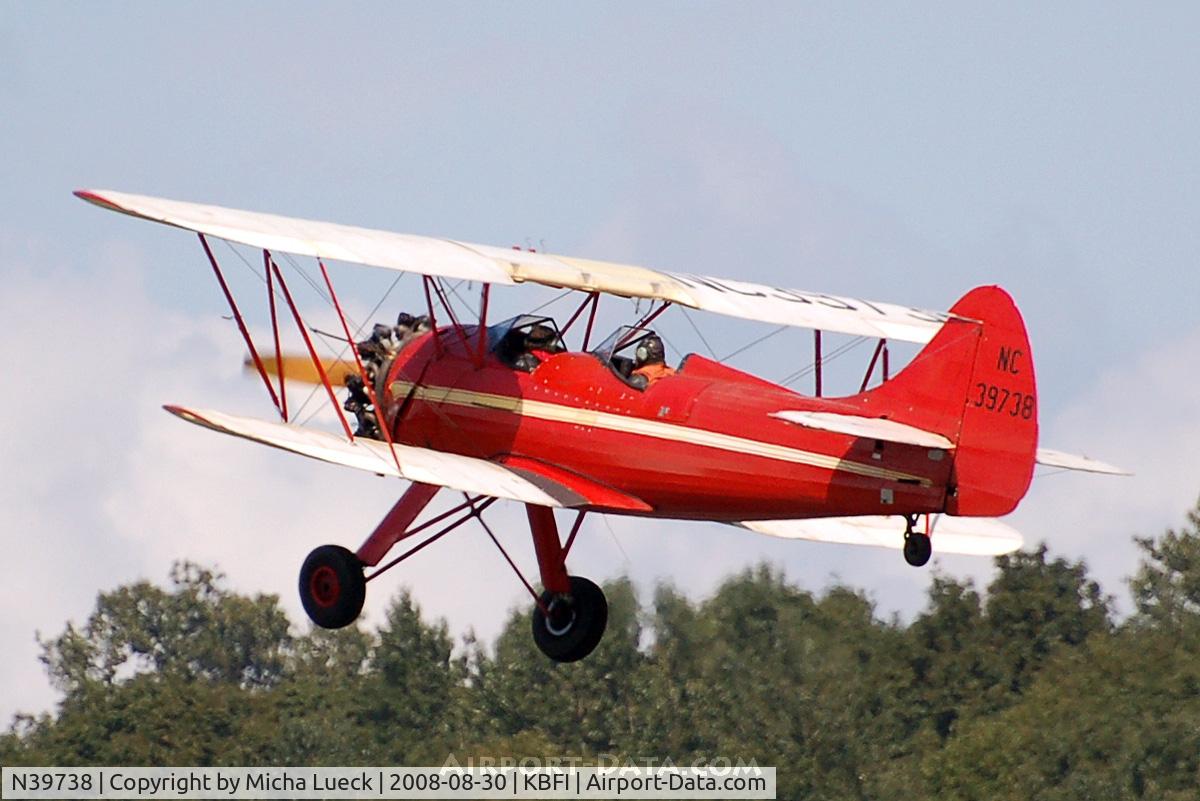 N39738, 1942 Waco UPF-7 C/N 5871, At Boeing Field