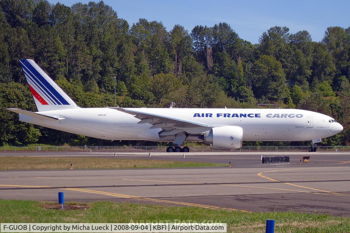 F-GUOB, 2008 Boeing 777-F28 C/N 32965, Still with test registration N5023Q