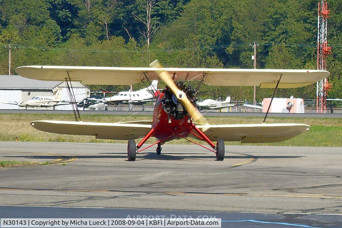 N30143, 1941 Waco UPF-7 C/N 5540, At Boeing Field