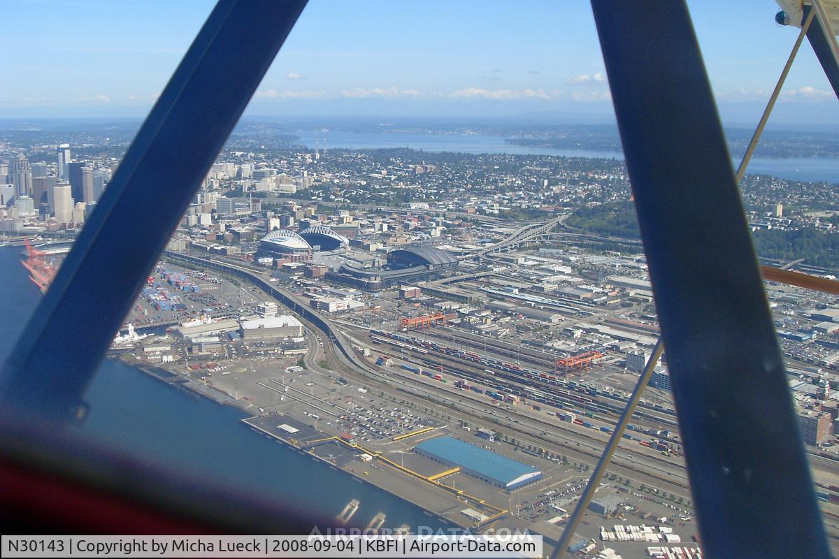 N30143, 1941 Waco UPF-7 C/N 5540, Stadia in Seattle
