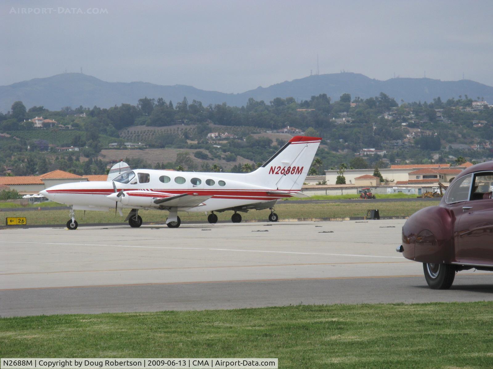 N2688M, 1979 Cessna 414A Chancellor C/N 414A0334, 1979 Cessna 414A CHANCELLOR, two Continental TSIO-520-NB 310 Hp each, pressurized cabin, propellor synchrophasers standard, bonded wet wing, 213 gals. useable