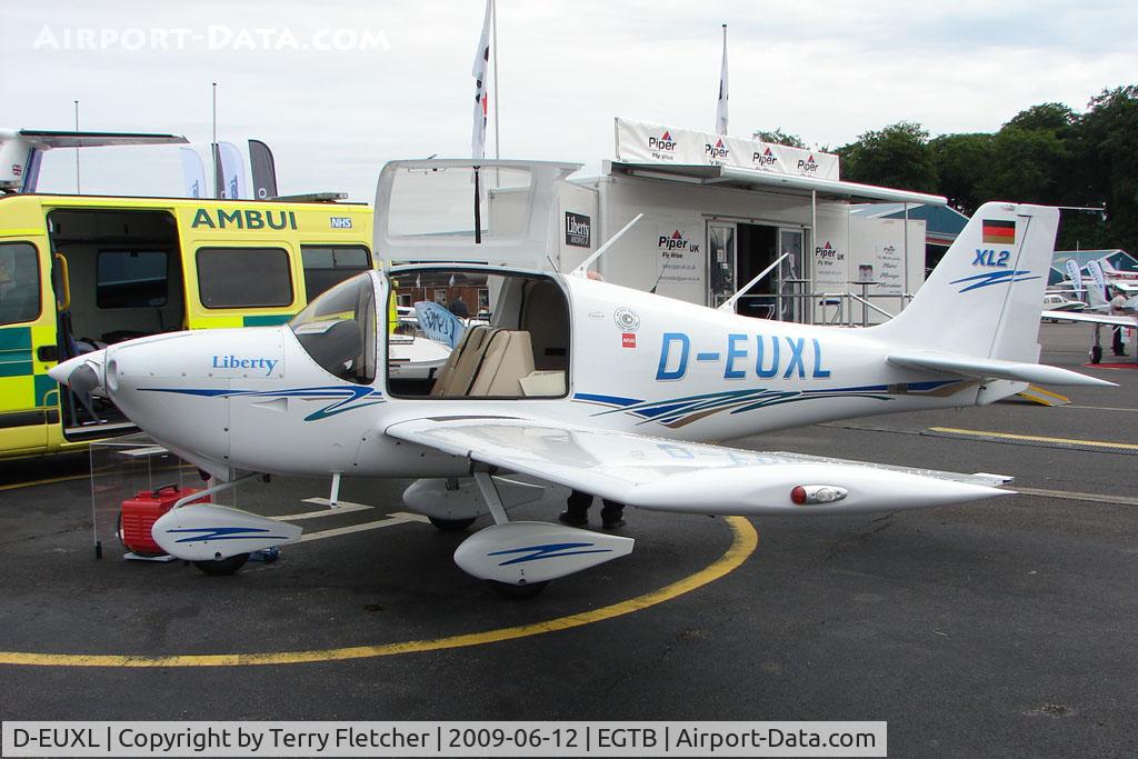 D-EUXL, Liberty XL2 C/N 0047, exhibited at 2009 AeroExpo at Wycombe Air Park