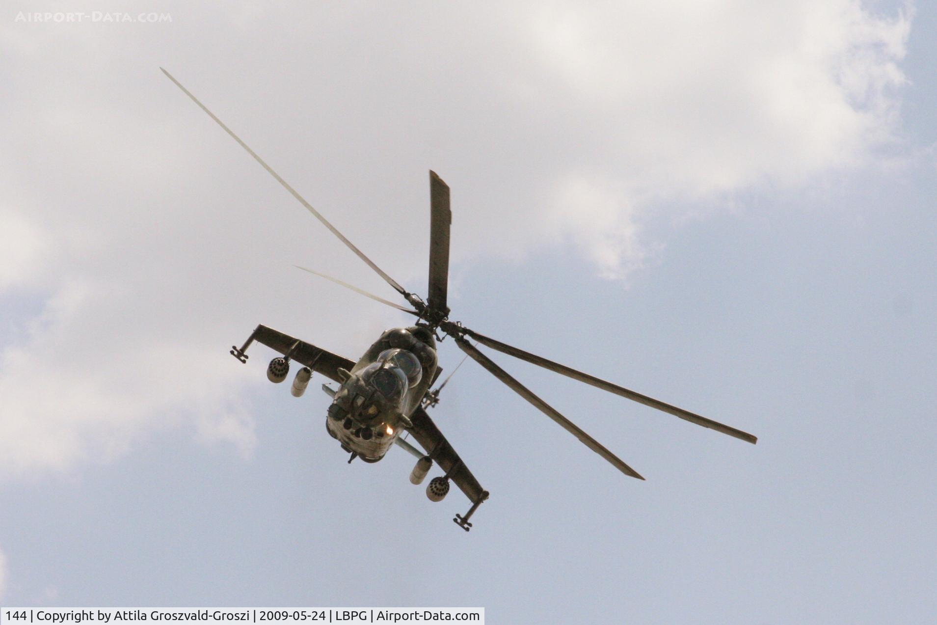 144, 1999 Mil Mi-24V Hind E C/N 150726, BIAF 09 Bulgaria Plovdiv (Krumovo) LBPG Graf Ignatievo Military Air Base