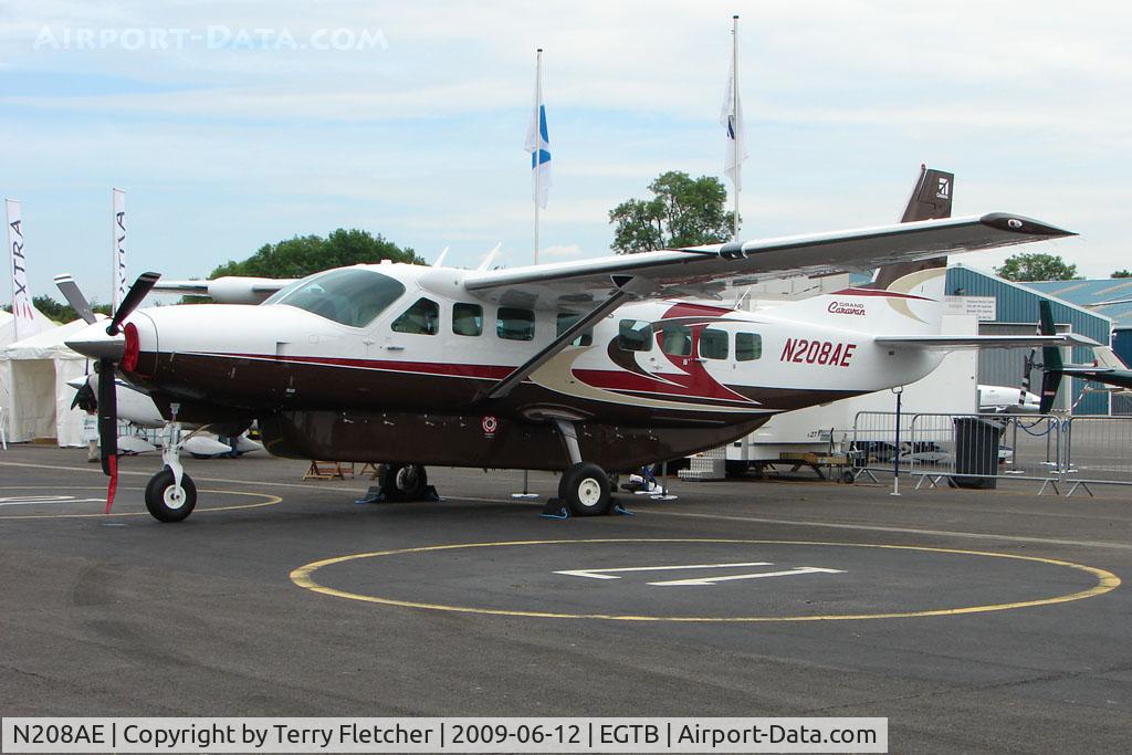 N208AE, 2009 Cessna 208B Grand Caravan C/N 208B2094, Cessna Caravan exhibited at 2009 AeroExpo at Wycombe Air Park
