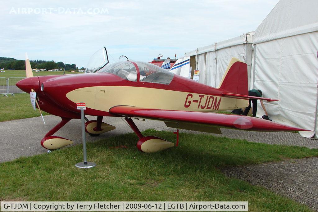 G-TJDM, 2007 Vans RV-6A C/N PFA 181A-13370, RV-6A exhibited at 2009 AeroExpo at Wycombe Air Park