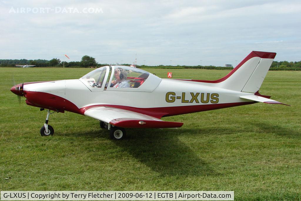 G-LXUS, 2007 Alpi Aviation Pioneer 300 C/N PFA 330-14390, Visitor to 2009 AeroExpo at Wycombe Air Park