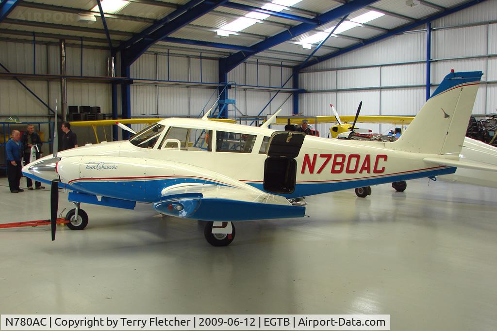 N780AC, 1969 Piper PA-30 Twin Comanche Twin Comanche C/N 30-1967, Piper PA-30 with numerals arranged to say BOAC