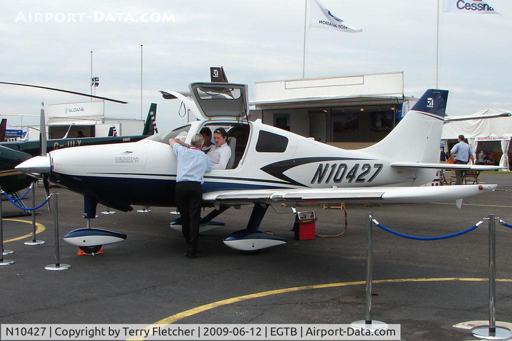 N10427, Cessna LC41-550FG C/N 411142, Cessna LC 41 exhibited at 2009 AeroExpo at Wycombe Air Park
