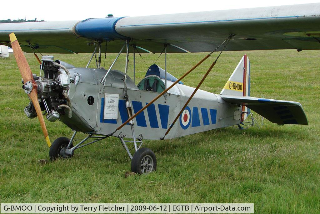 G-BMOO, 1988 Clutton-Tabenor Fred Series 2 C/N PFA 029-10770, Fred Series 2 exhibited at 2009 AeroExpo at Wycombe Air Park