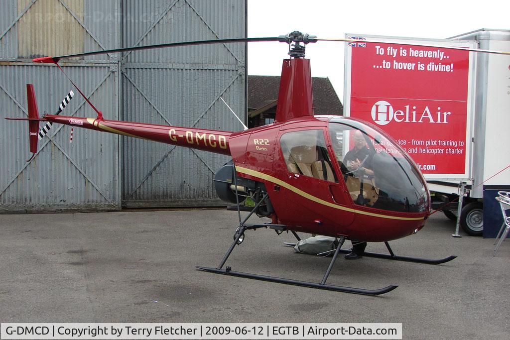 G-DMCD, 1989 Robinson R22 Beta C/N 1201, Robinson R22 exhibited at 2009 AeroExpo at Wycombe Air Park