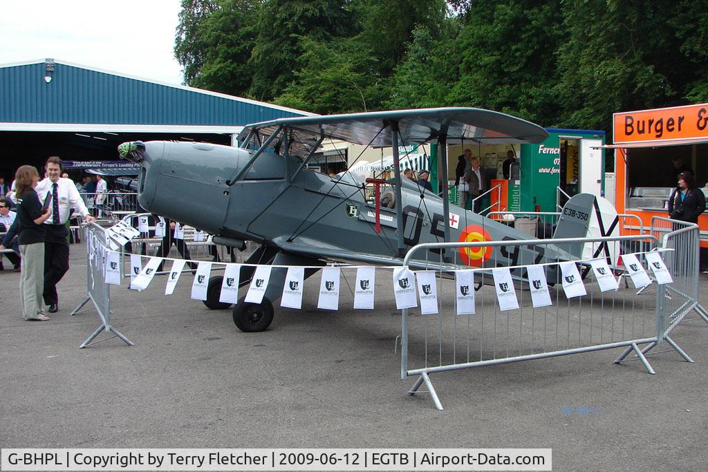 G-BHPL, 1951 CASA 1-131E Jungmann C/N 1058, exhibited at 2009 AeroExpo at Wycombe Air Park