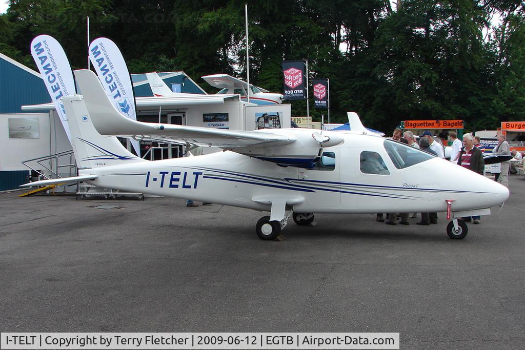 I-TELT, 2008 Tecnam P-2006T C/N 002, Prototype Tecnam 2006T exhibited at 2009 AeroExpo at Wycombe Air Park