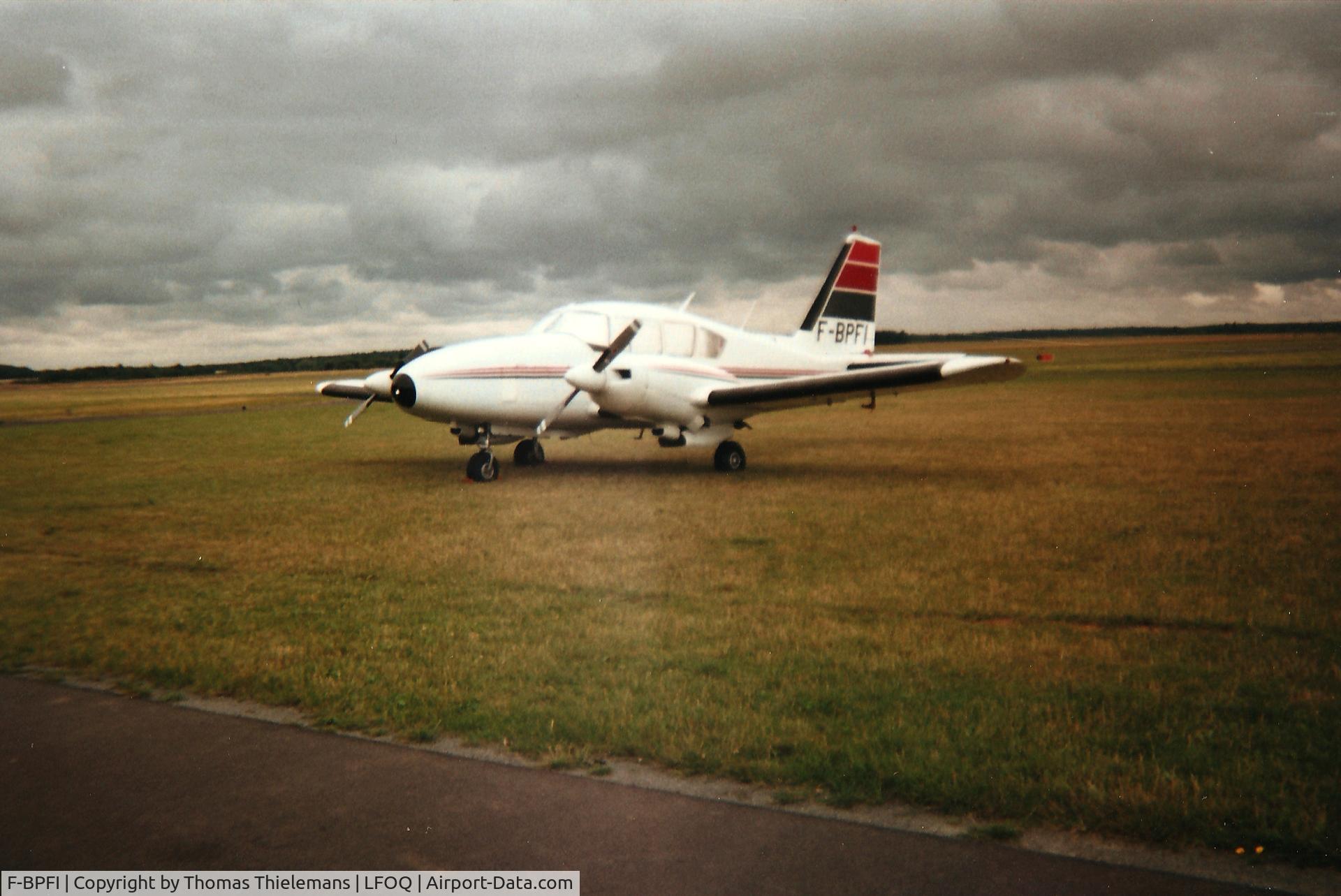 F-BPFI, Piper PA-23-250 Aztec C/N 273815, bad weather