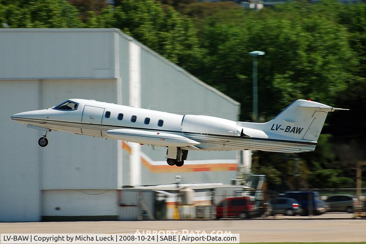 LV-BAW, 1981 Learjet 35A C/N 35A-386, Gates Leajet 35A