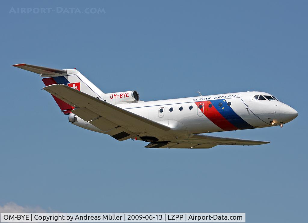 OM-BYE, 1974 Yakovlev Yak-40 C/N 9440338, Airshow Piestany