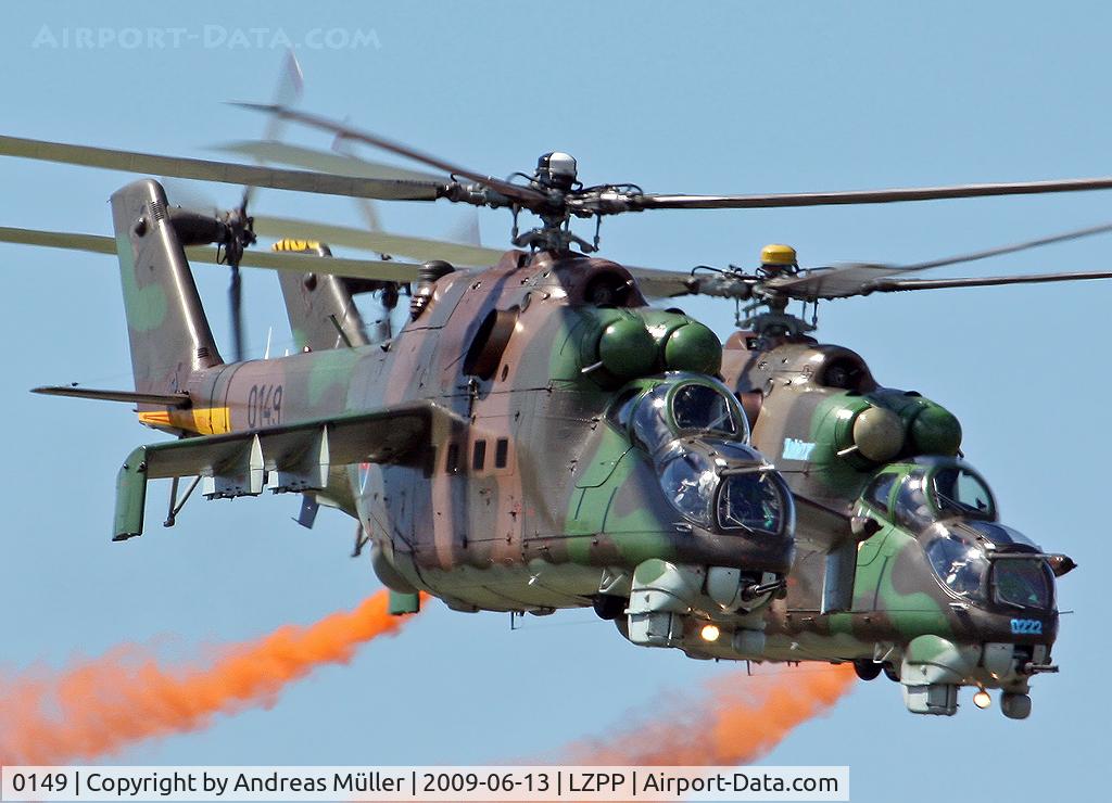0149, 1981 Mil Mi-24D Hind D C/N M340149, Airshow Piestany