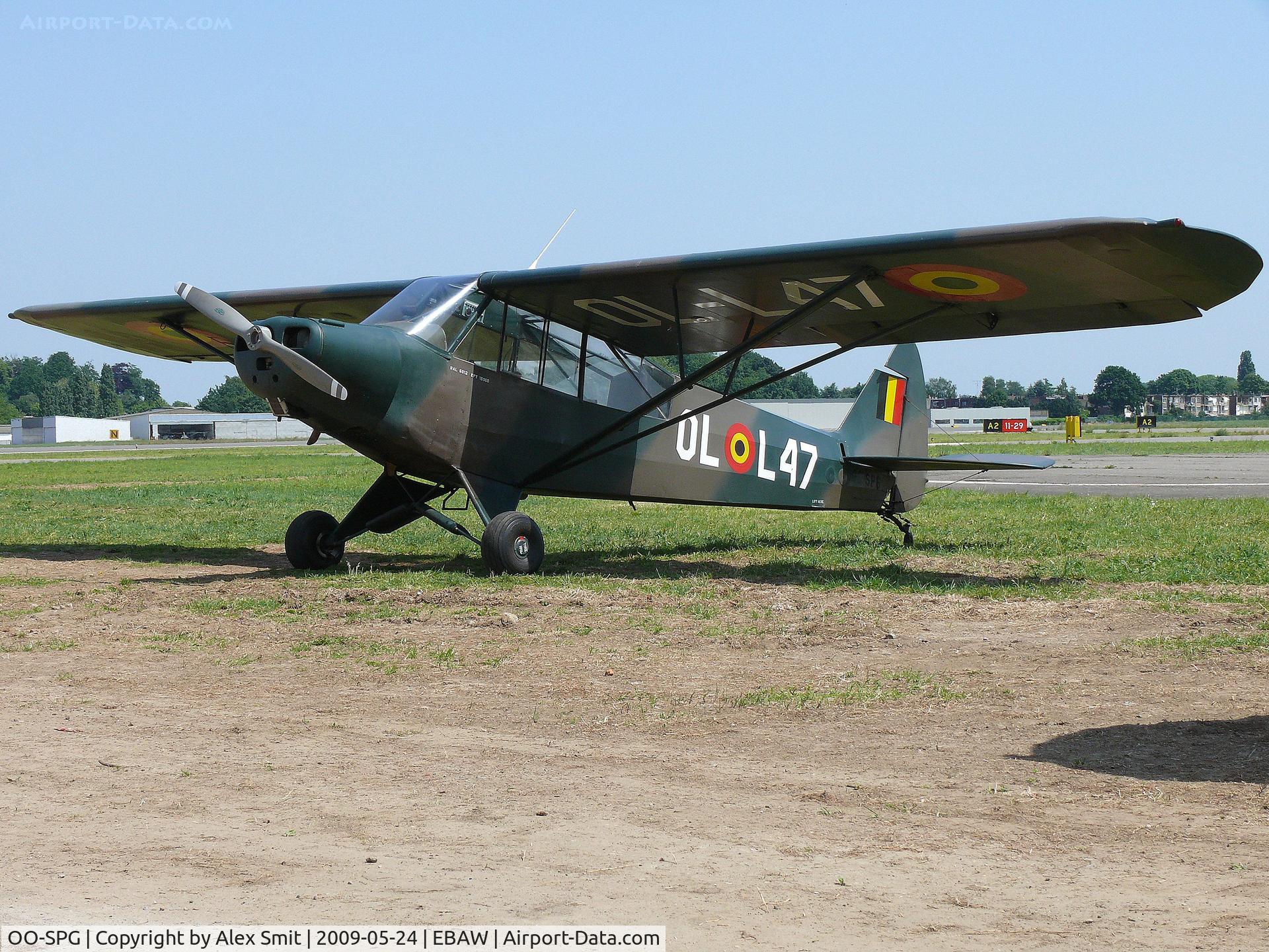OO-SPG, 1952 Piper L-18C Super Cub (PA-18-95) C/N 18-2060, Piper Pa18-95 Super Cub OO-SPG painted as Belgian Air Force OL-L47