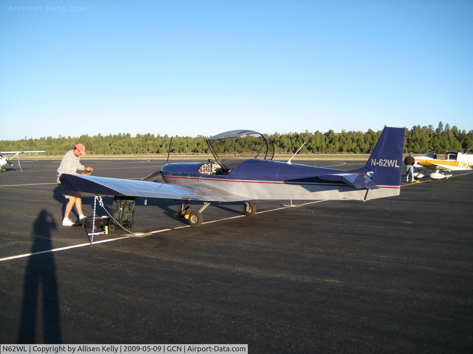 N62WL, 1997 Zenair CH-601 Zodiac C/N 6-2246, Tie Down at Grand Canyon