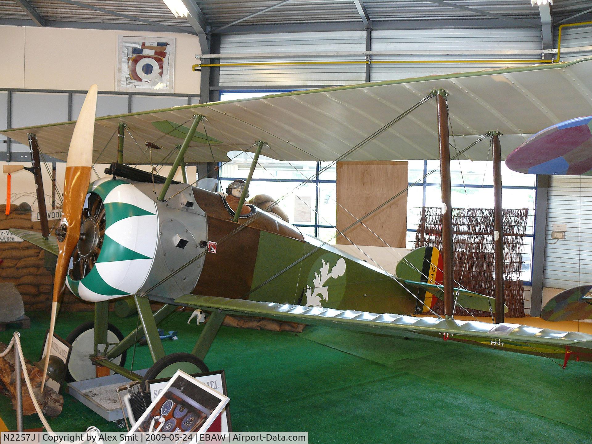 N2257J, Sopwith F.1 Camel Replica C/N CS006, Sopwith Camel N2257J Stampe & Vertongen Museum painted as Belgian Air Force 7