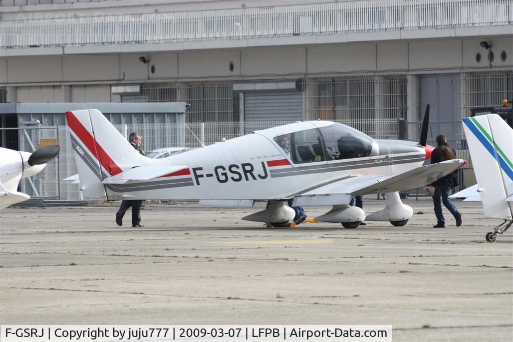 F-GSRJ, Robin DR-400-120 C/N 2380, on transit at Le Bourget for Womens Day 2009