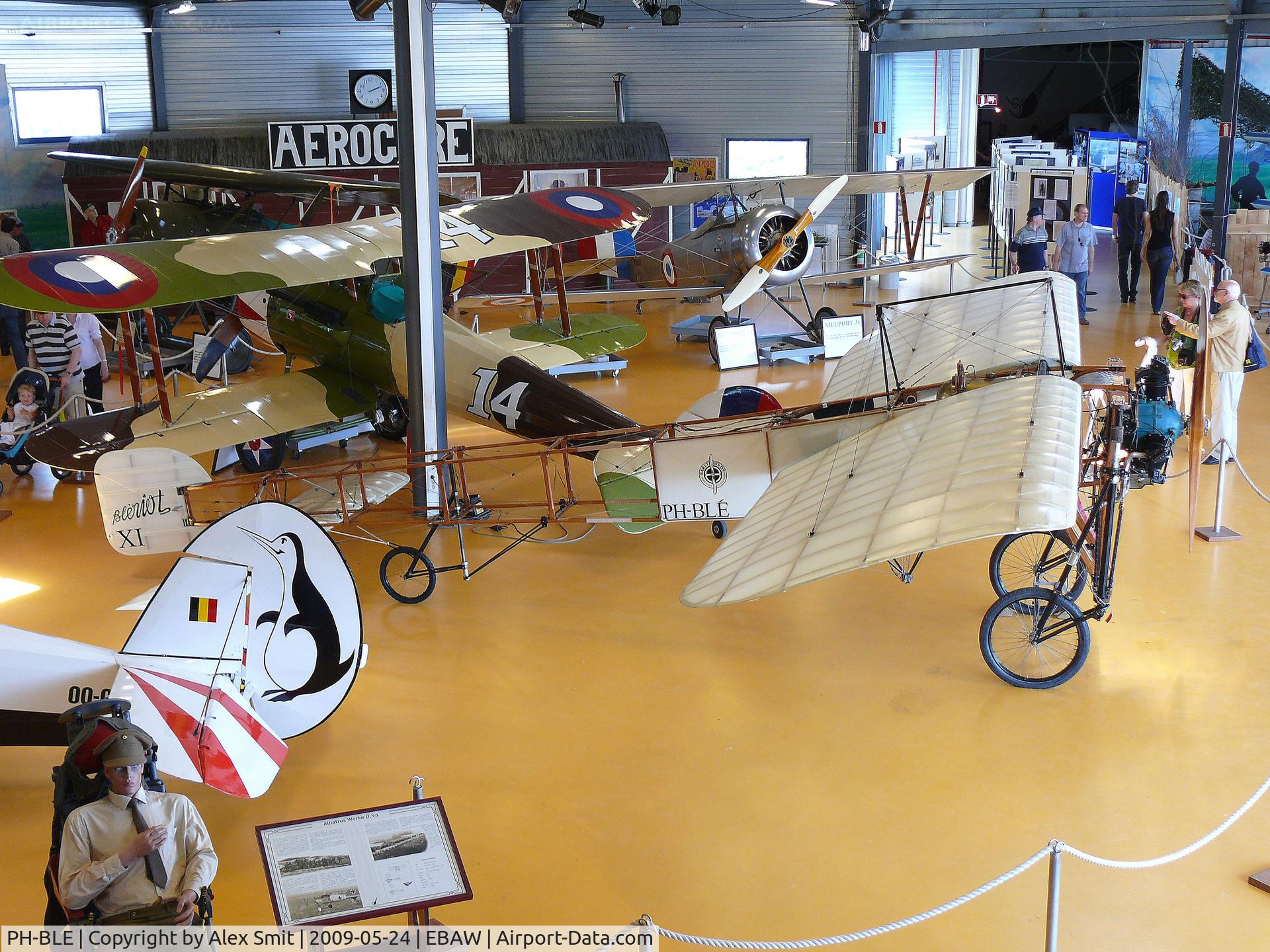 PH-BLE, St.V.V. Blériot XI C/N NVAV-78, Bleriot XI PH-BLE Stichting Vroege Vogels