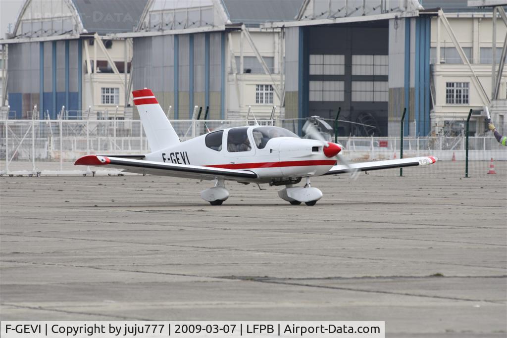 F-GEVI, Socata TB-10 Tobago C/N 568, on transit at Le Bourget for Womens Day 2009