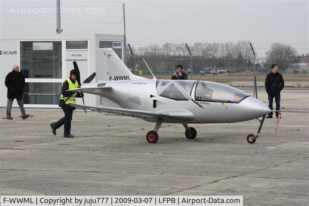 F-WWML, LH Aviation LH-10 Ellipse C/N Not found F-WWML, on transit at Le Bourget for Womens Day 2009