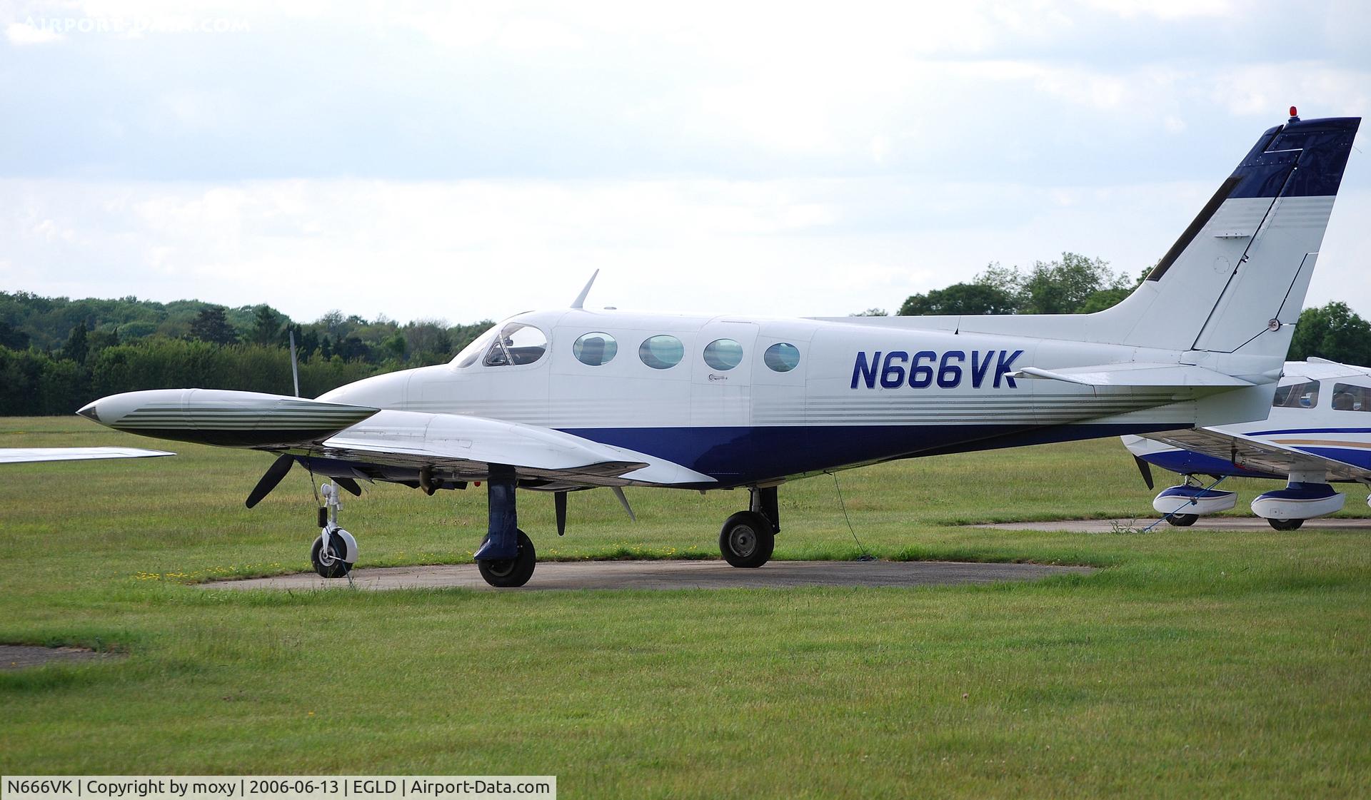 N666VK, 1977 Cessna 340A C/N 340A0345, Cessna 340A at Denham