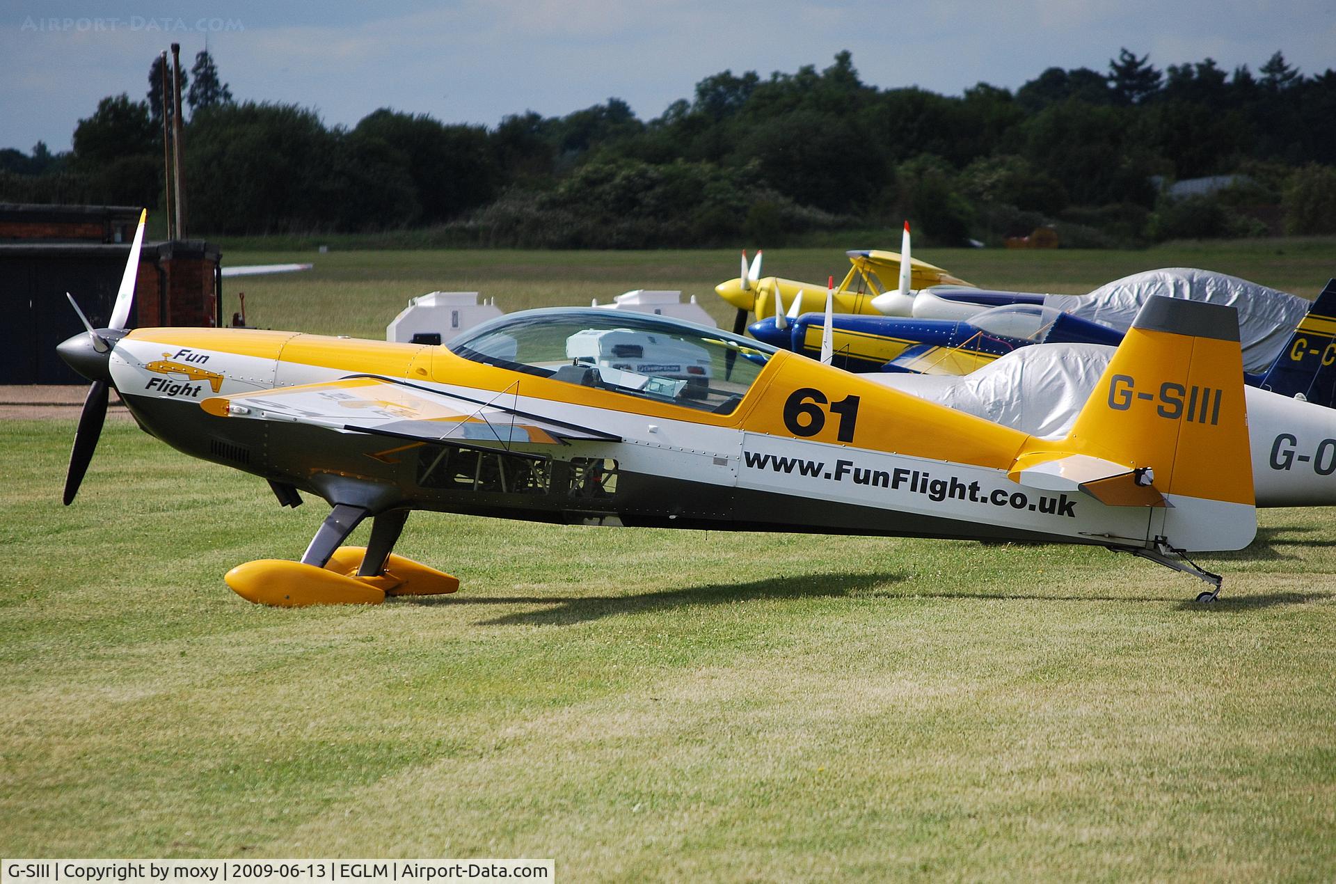 G-SIII, 1994 Extra EA-300 C/N 058, Extra EA300 at White Waltham