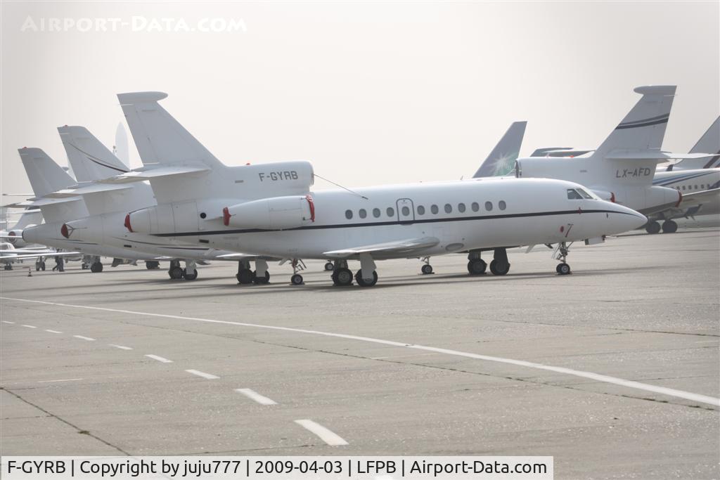 F-GYRB, Dassault Falcon 900EX C/N 113, on transit at Le Bourget