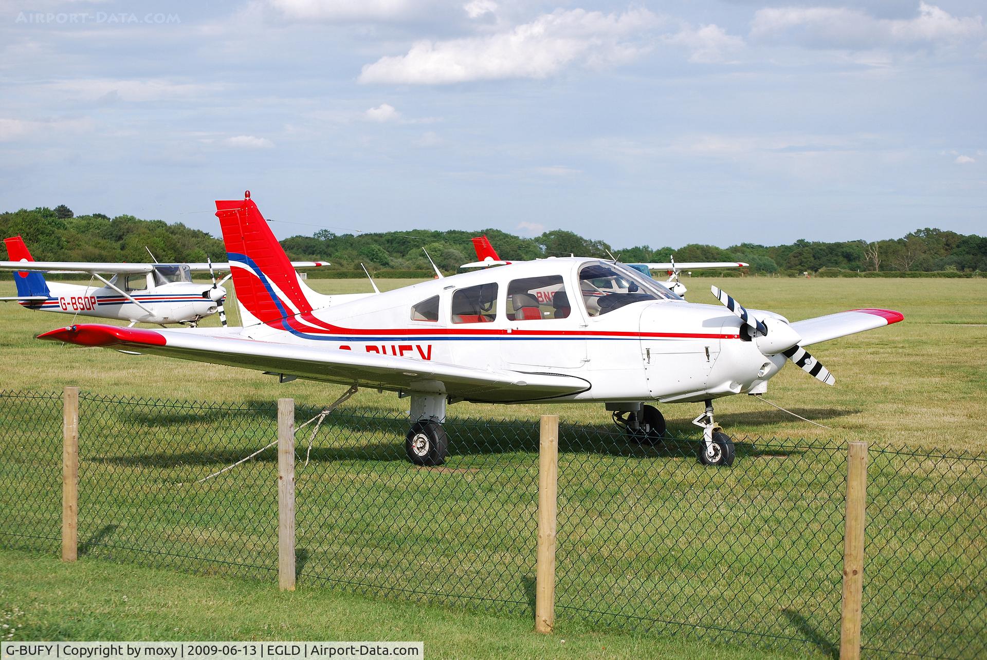 G-BUFY, 1980 Piper PA-28-161 Cherokee Warrior II C/N 28-8016211, Piper PA-28-161 at Denham