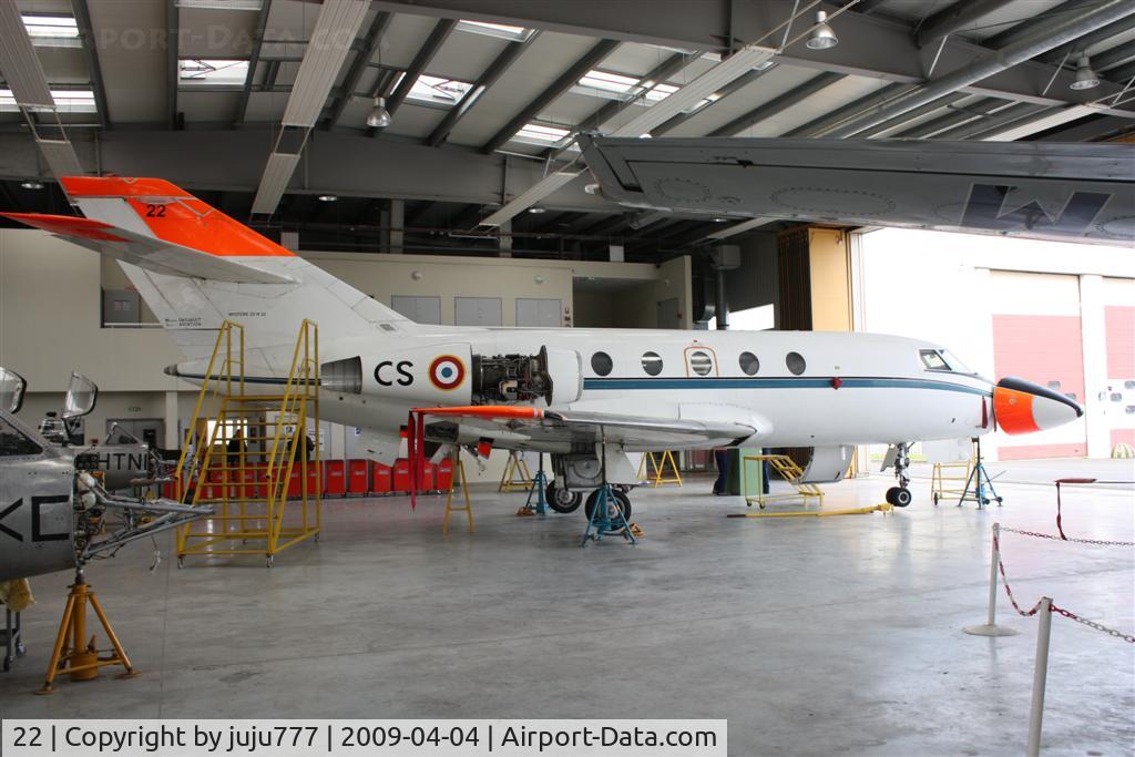 22, Dassault Falcon (Mystere) 20 C/N 22, use for maintenance training at Thales