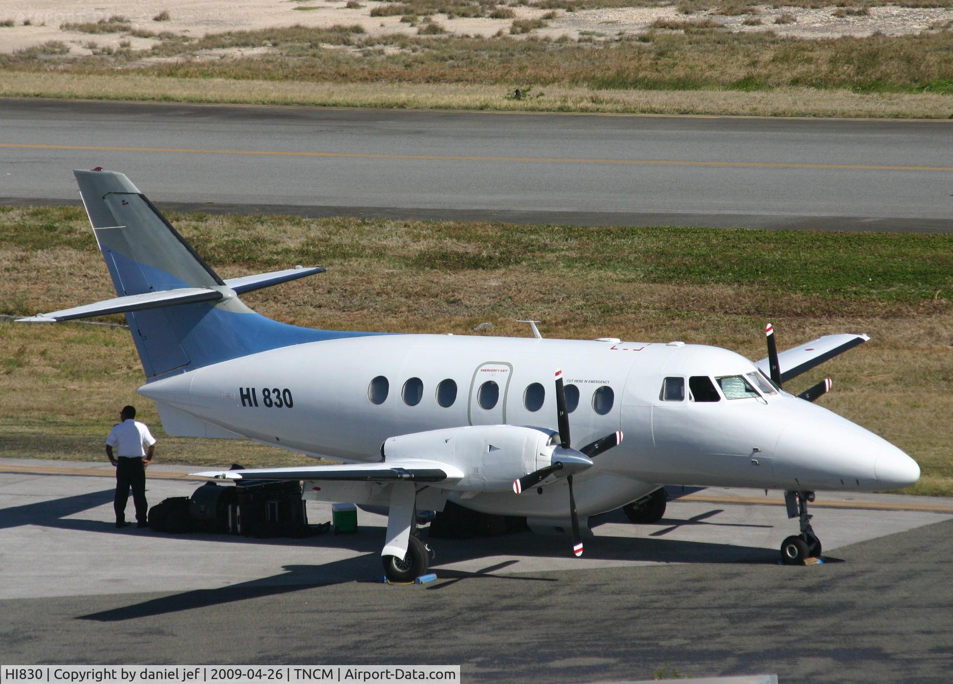 HI830, 1987 British Aerospace BAe-3102 Jetstream 31 C/N 780, park at the cargo ramp