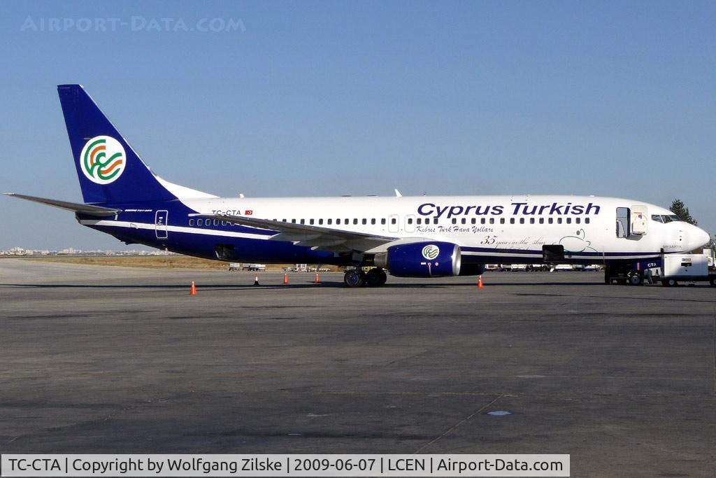 TC-CTA, 2009 Boeing 737-86N C/N 35643, visitor