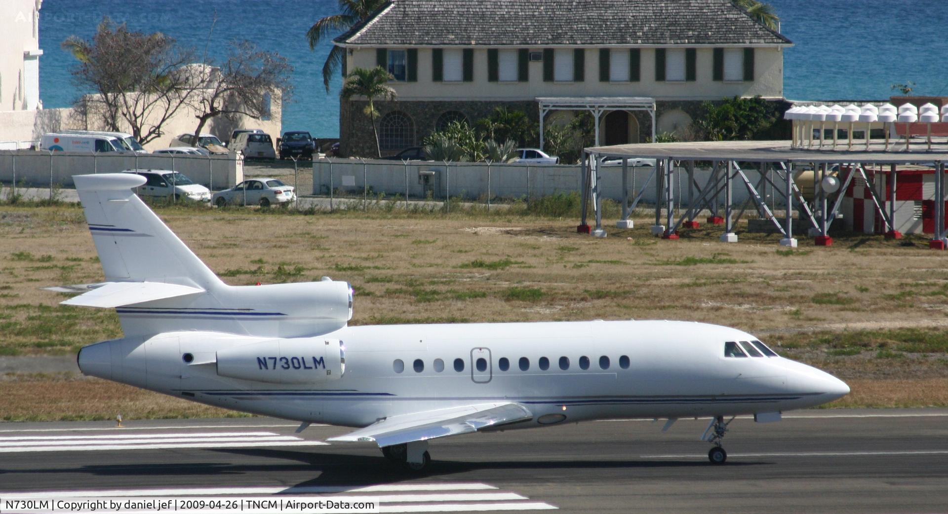 N730LM, 2002 Dassault Falcon 900EX C/N 101, Back tracking runway 10