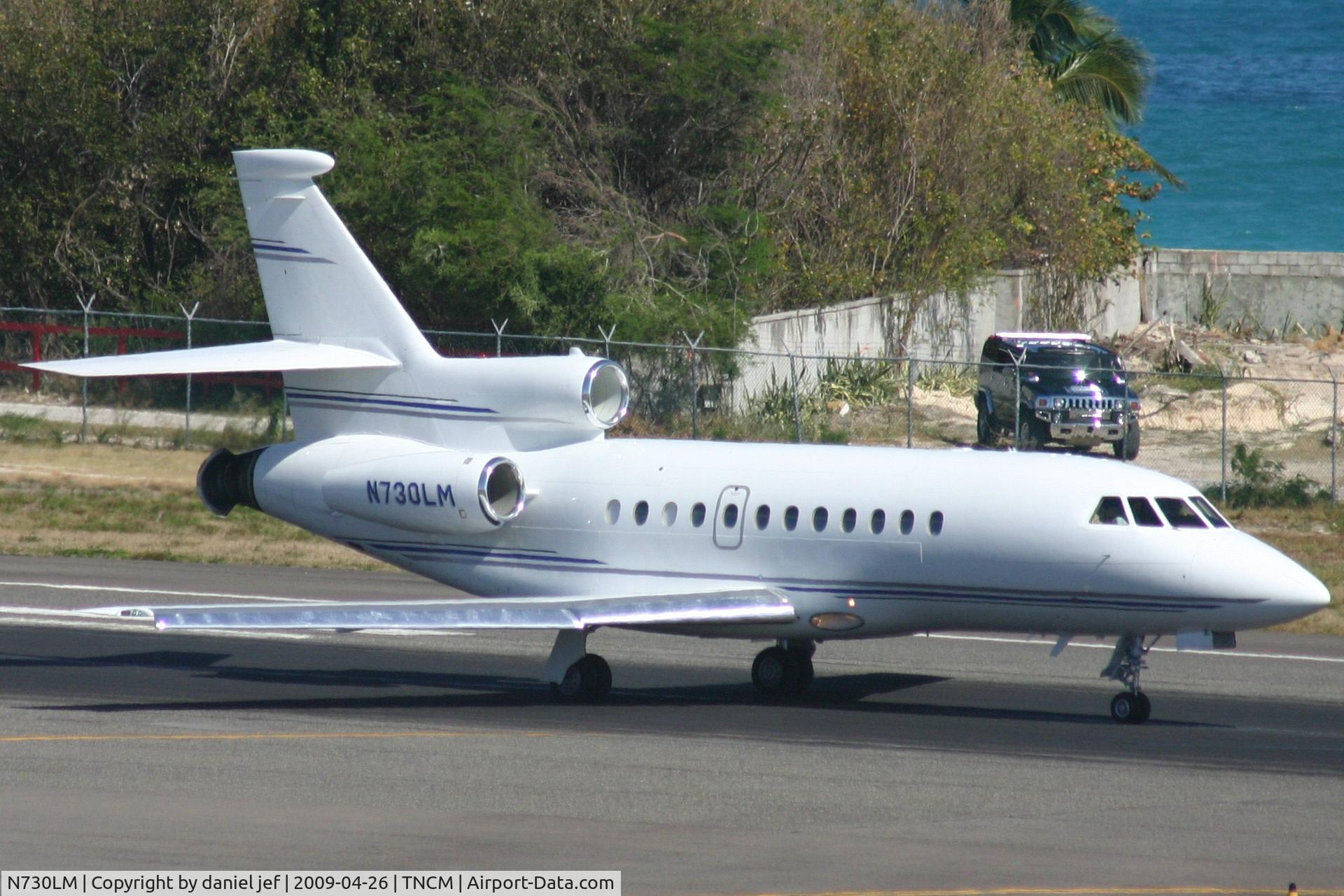 N730LM, 2002 Dassault Falcon 900EX C/N 101, Back tracking runway 10
