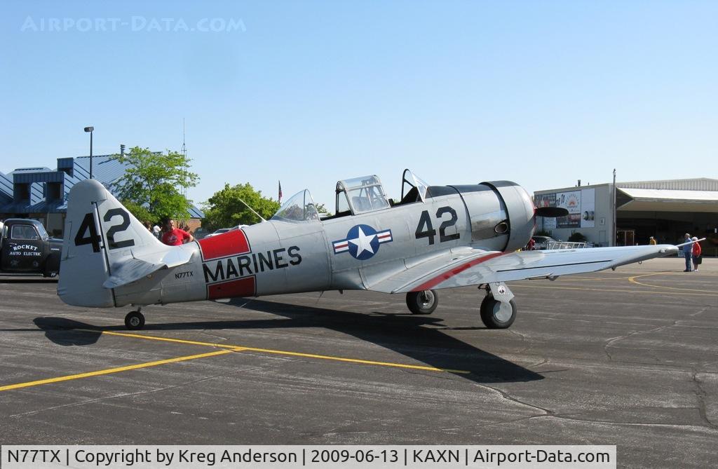 N77TX, North American AT-6A Texan C/N 78-6698, 2009 Alexandria Fly-in Breakfast