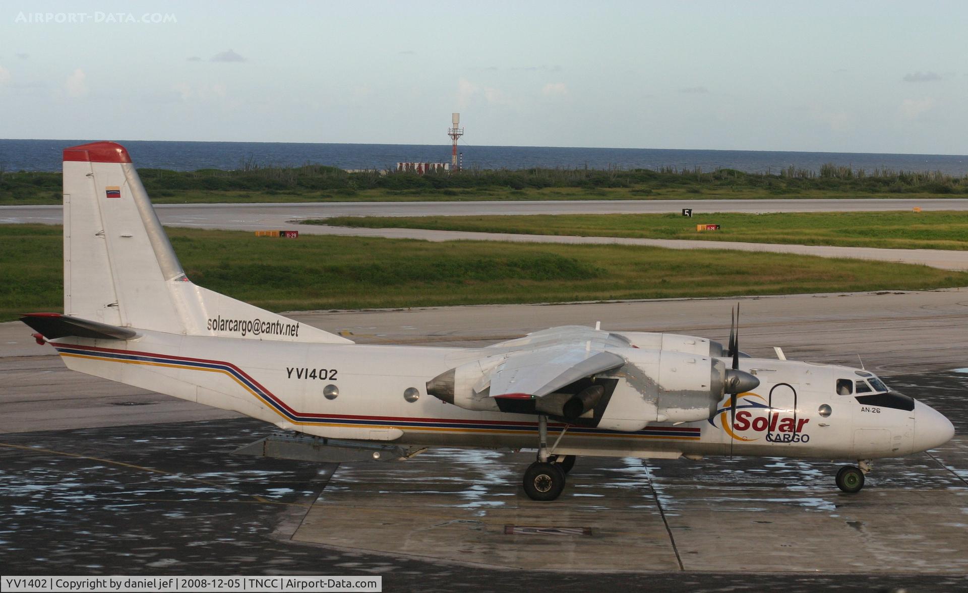 YV1402, Antonov An-26B-100 C/N Not found YV1402, park at the cargo ramp