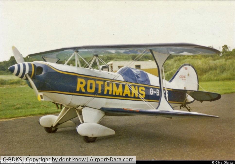 G-BDKS, 1975 Aerotek Pitts S-2A Special C/N 2112, rothmans