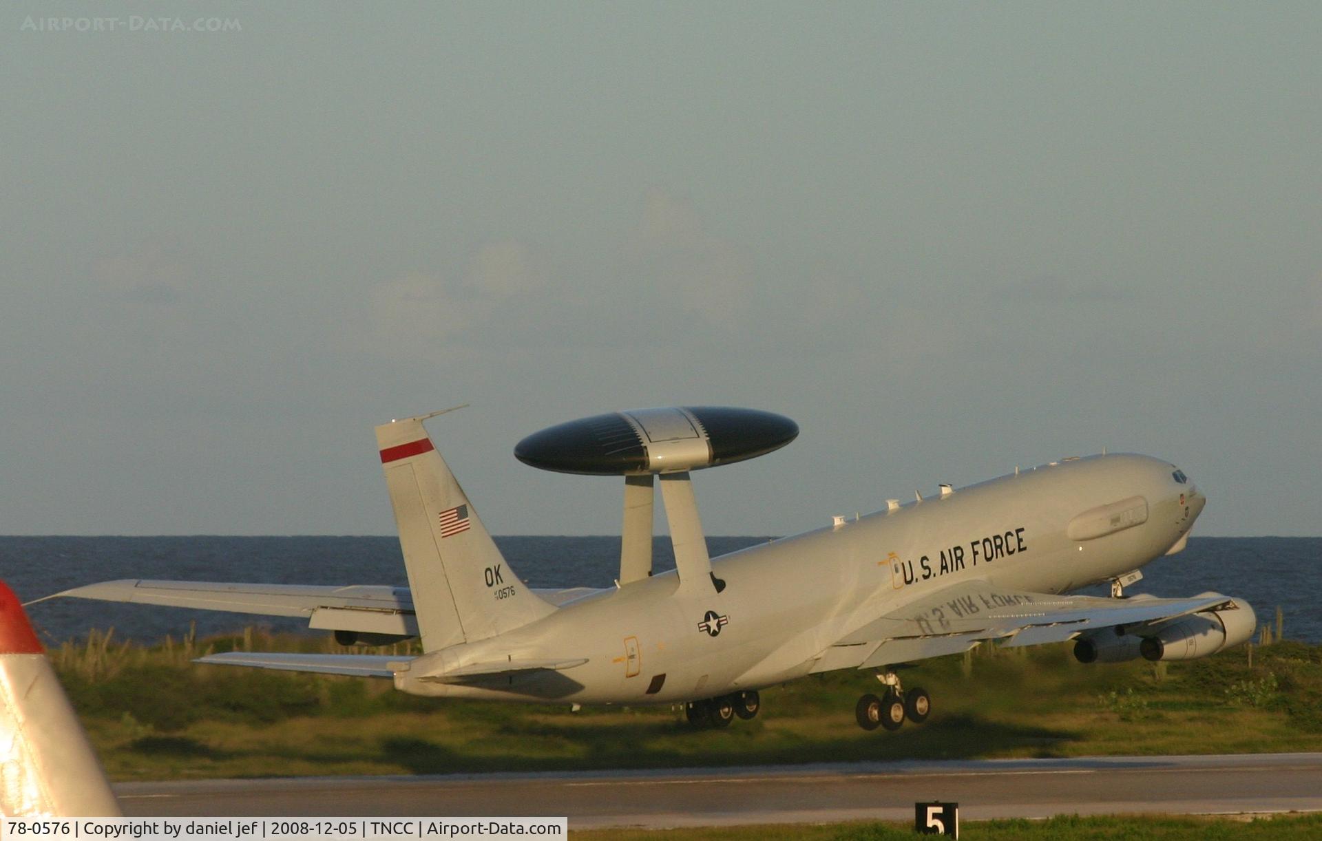 78-0576, 1979 Boeing E-3B Sentry C/N 21752, taking off