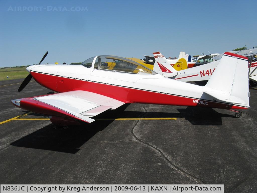N836JC, 2002 Vans RV-8 C/N 81012, 2009 Alexandria Fly-in Breakfast