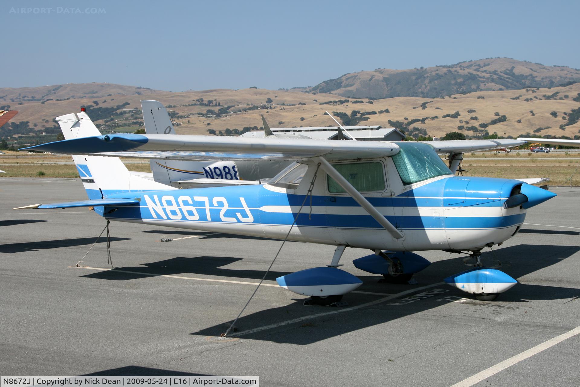 N8672J, 1967 Cessna 150G C/N 15066572, E16