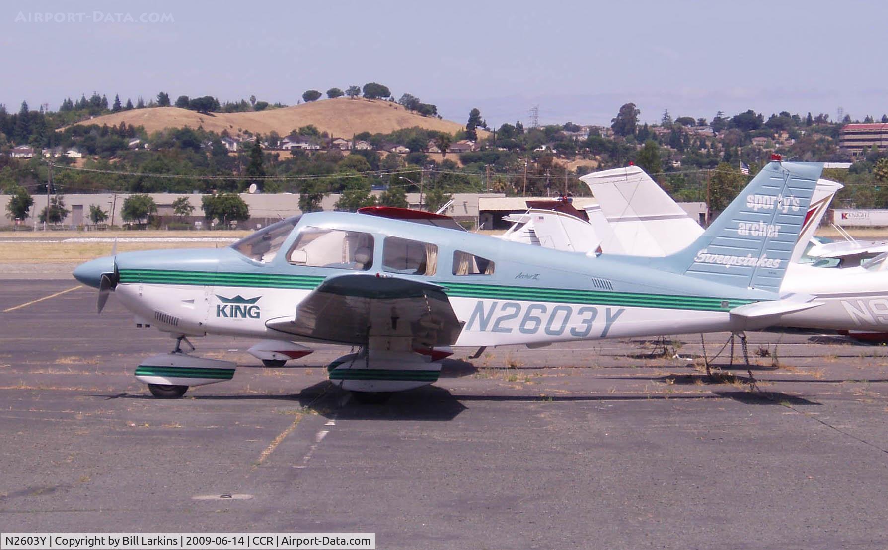 N2603Y, 1985 Piper PA-28-181 C/N 28-8690006, Resident